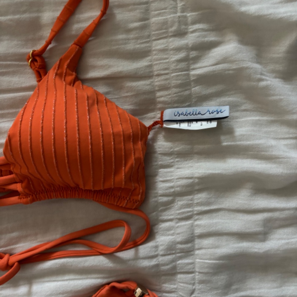 orange beaded bikini - Picture 8 of 9